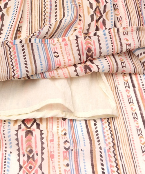 チチカカ(チチカカ)の「ナバホストライプブロックスカート(スカート・レディース・アイボリー/グリーン/ネイビー・FREE)」の19枚目の写真