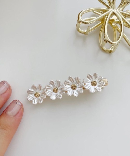flower（フラワー）の「スプリングガーデンクリップ（ヘアピン・レディース・ホワイト・FREE）」の11枚目の写真
