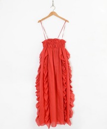 HOLIDAY（ホリデイ）の「COTTON LINEN RUFFLE RUFFLE DRESS