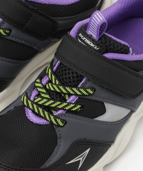 GLOBAL WORK（グローバルワーク）の「【キッズ】瞬足/切り替えスニーカー/922589（スニーカー・キッズ・グレー/ミント/ライトパープル・22cm/17cm/18cm/19cm/20cm/21cm）」の11枚目の写真