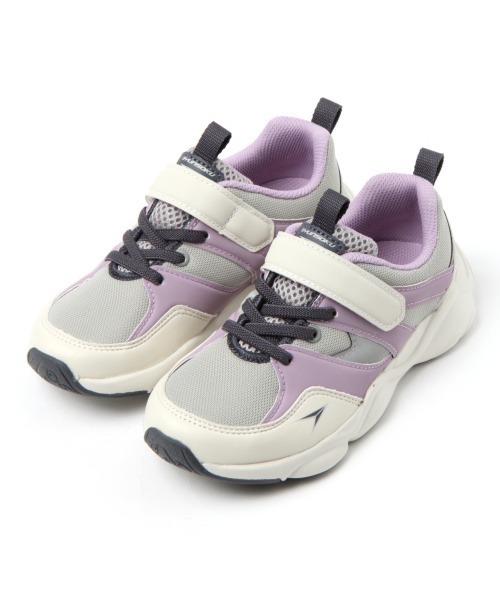 GLOBAL WORK（グローバルワーク）の「【キッズ】瞬足/切り替えスニーカー/922589（スニーカー・キッズ・グレー/ミント/ライトパープル・22cm/17cm/18cm/19cm/20cm/21cm）」の22枚目の写真