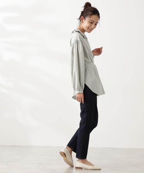 N.（N. Natural Beauty Basic）（エヌエヌナチュラルビューティーベーシック）の「◆スリムストレートデニム（デニムパンツ・レディース・ダークグレー/ワンウォッシュ・SMALL/MEDIUM）」の3枚目の写真