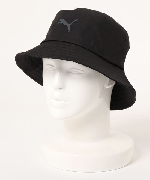 PUMA(プーマ)の「PUMA プーマ プーマ コア バケット ハット ユニセックス(ハット・レディース・ホワイト/ブラック/ライトイエロー/ライトピンク・SMALL/LARGE)」の3枚目の写真