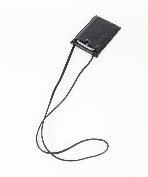 atneK（アトネック）の「【atneK】クロコスタッズスマホショルダー（ショルダーバッグ・レディース・ブラック・FREE）」の5枚目の写真