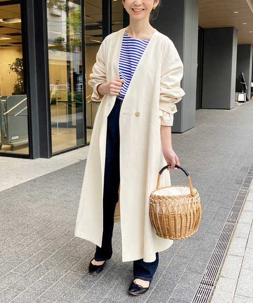 SLOBE IENA（スローブイエナ）の「SLOBE IENA パール付きカゴハンドバッグ◆（かごバッグ・レディース・ベージュ・FREE）」の14枚目の写真