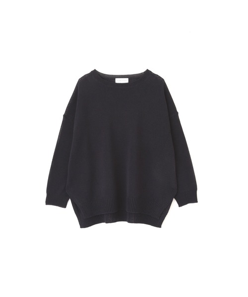 human woman(ヒューマンウーマン)の「◆ミドルゲージギマプルオーバー(ニット/セーター・レディース・グリーン/ホワイト系その他/グレー/ネイビー・MEDIUM)」の5枚目の写真