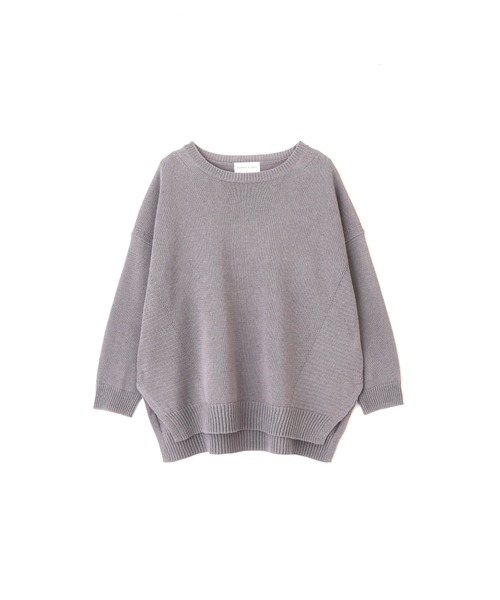 human woman(ヒューマンウーマン)の「◆ミドルゲージギマプルオーバー(ニット/セーター・レディース・グリーン/ホワイト系その他/グレー/ネイビー・MEDIUM)」の15枚目の写真