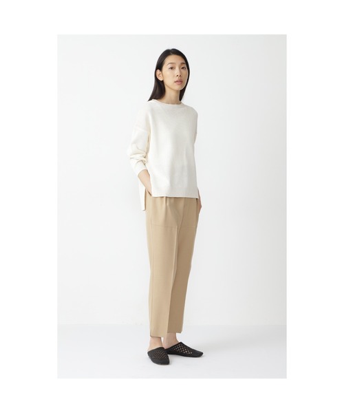 human woman(ヒューマンウーマン)の「◆ミドルゲージギマプルオーバー(ニット/セーター・レディース・グリーン/ホワイト系その他/グレー/ネイビー・MEDIUM)」の19枚目の写真