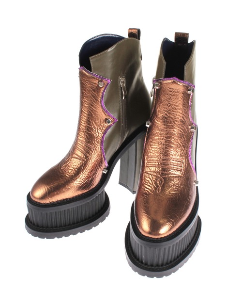 PAMEO POSE（パメオポーズ）の「Western Disco Boots Kahki（ブーツ