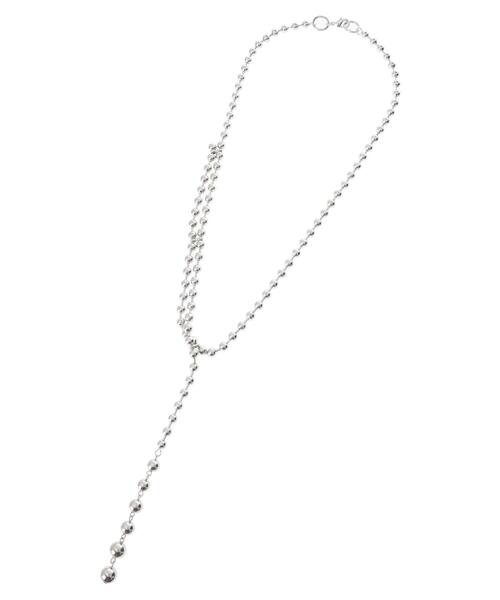 AMERICAN HOLIC（アメリカンホリック）の「メタルボールネックレス（ネックレス・レディース・シルバー・FREE）」の6枚目の写真