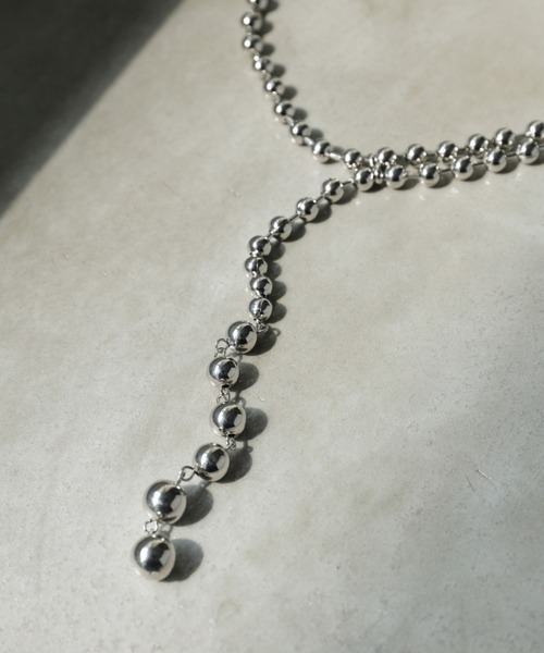 AMERICAN HOLIC（アメリカンホリック）の「メタルボールネックレス（ネックレス・レディース・シルバー・FREE）」の4枚目の写真