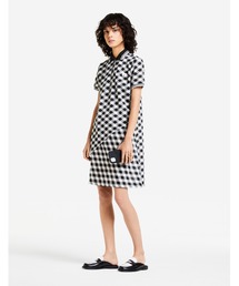 Maison Kitsuné ブラック チェック ポロ ドレス　メゾンキツネ Maison Kitsune（メゾンキツネ）の「CHECK POLO DRESS