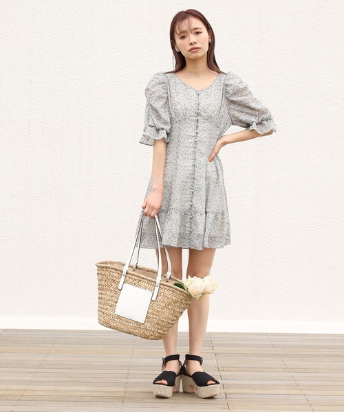 one after another NICE CLAUP（ワンアフターアナザーナイスクラップ）の「雑材トートバッグ（トートバッグ・レディース・オフホワイト/キャメル・FREE）」の13枚目の写真