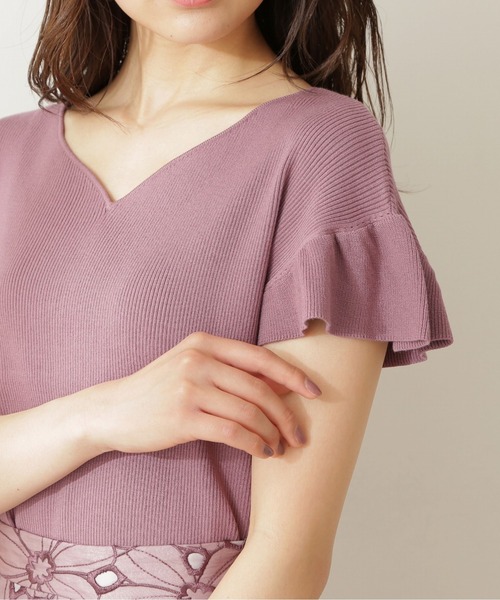 PROPORTION BODY DRESSING(プロポーションボディドレッシング)の「アイレットショルダーニット / 1211270503(ニット/セーター・レディース・オフホワイト/ピンク/ライトグリーン・FREE)」の5枚目の写真