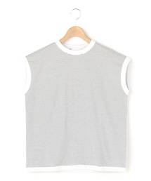 handvaerk | 【handvaerk】クルーネック スリーブレスTシャツ WOMEN(Tシャツ/カットソー)