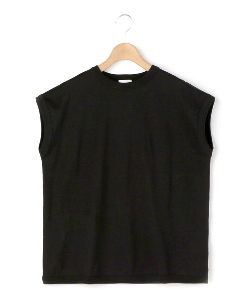handvaerk(ハンドバーク)の「【handvaerk】クルーネック スリーブレスTシャツ WOMEN(Tシャツ/カットソー・レディース・ライトブルー/ブラック/ピンク/モカ/ホワイト系その他/グレイッシュベージュ・SMALL)」の9枚目の写真