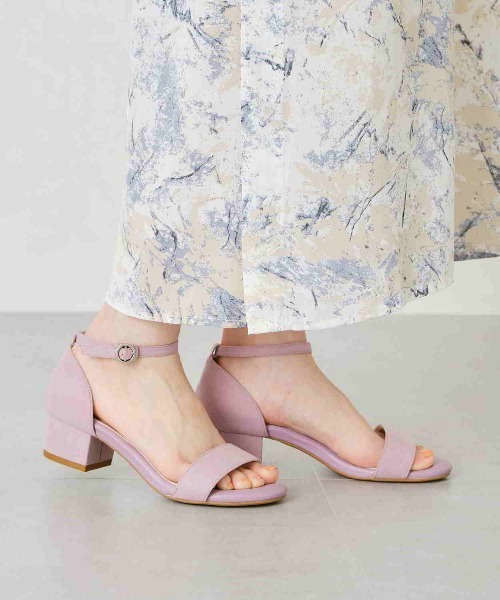WA ORiental TRaffic（ダブルエーオリエンタルトラフィック）の「アンクルストラップヒールサンダル/12207（サンダル・レディース・ブラック/ベージュ/パープル・LL/S/M/L/3L/SS）」の3枚目の写真