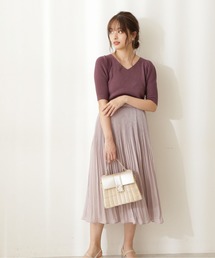 PROPORTION BODY DRESSING | エアリープリーツスカート / 1211220504(スカート)