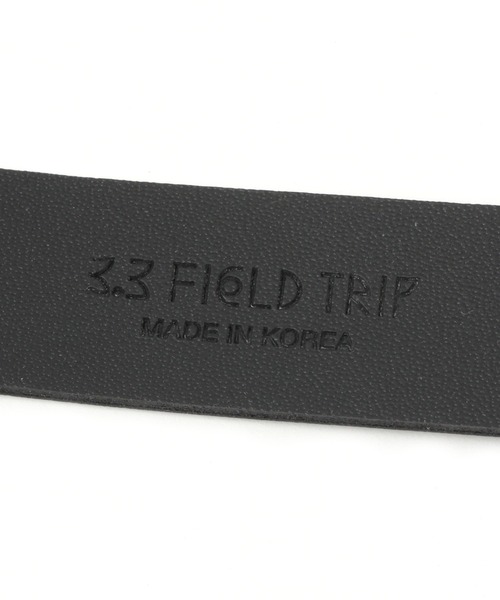 ALAND（エーランド）の「3.3Field Trip／30mm SQUARE BASIC ベルト 2951314（ベルト・レディース・ホワイト/ブラック/ダークブラウン・FREE）」の7枚目の写真