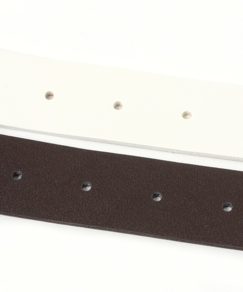 ALAND（エーランド）の「3.3Field Trip／30mm SQUARE BASIC ベルト 2951314（ベルト・レディース・ホワイト/ブラック/ダークブラウン・FREE）」の9枚目の写真