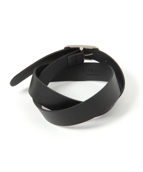 ALAND（エーランド）の「3.3Field Trip／30mm SQUARE BASIC ベルト 2951314（ベルト・レディース・ホワイト/ブラック/ダークブラウン・FREE）」の4枚目の写真