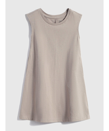 GAP | コットン スリーブレス ドレス(ワンピース)