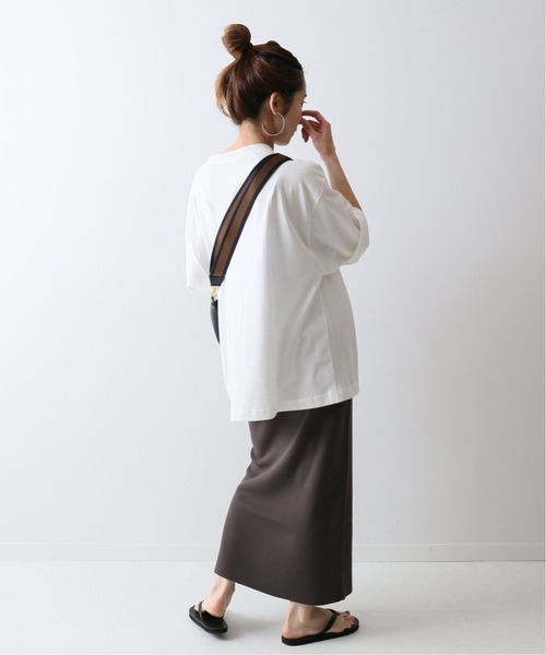 FRAMeWORK LOGO T-SHRT ブラウン FRAMeWORK｜LOGOプリントTシャツ | Rakuten Fashion(楽天