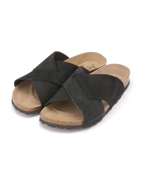 penta（ペンタ）の「PENTA/別注スエードクロスサンダル（サンダル・レディース・オレンジ/カーキ/ブラック/オフホワイト・36/37/38）」の8枚目の写真