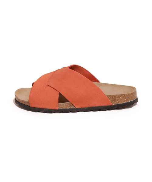 penta（ペンタ）の「PENTA/別注スエードクロスサンダル（サンダル・レディース・オレンジ/カーキ/ブラック/オフホワイト・36/37/38）」の5枚目の写真