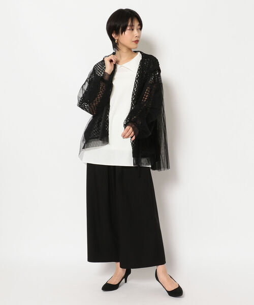 AULA AILA アウラアイラメッシュプリーツライトパーカー AULA AILA/アウラアイラ/別注 BACK PLEATS MESH HOODIE | ROYAL