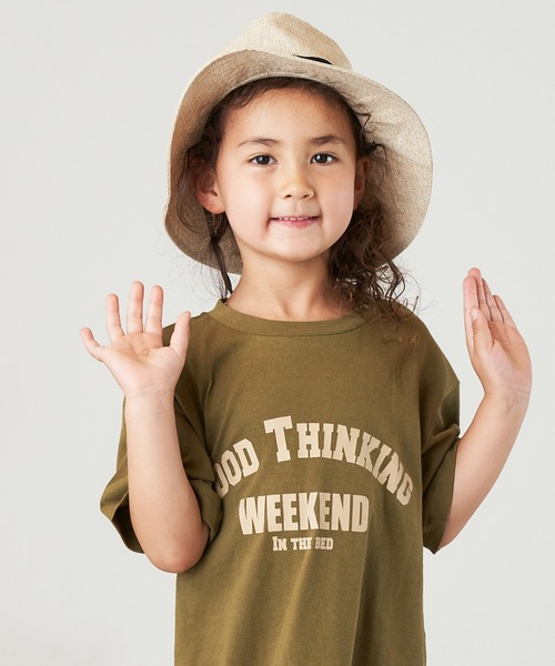 ＆yam（アンドヤム）の「ブランドロゴ入り麦わら風サマークロシェハット（ハット・キッズ・ホワイト/ベージュ/ブラック・S/M）」の18枚目の写真