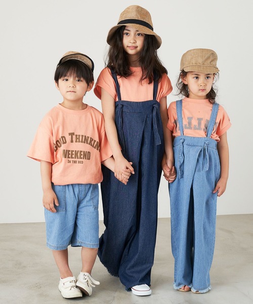 ＆yam（アンドヤム）の「ブランドロゴ入り麦わら風サマークロシェハット（ハット・キッズ・ホワイト/ベージュ/ブラック・S/M）」の6枚目の写真