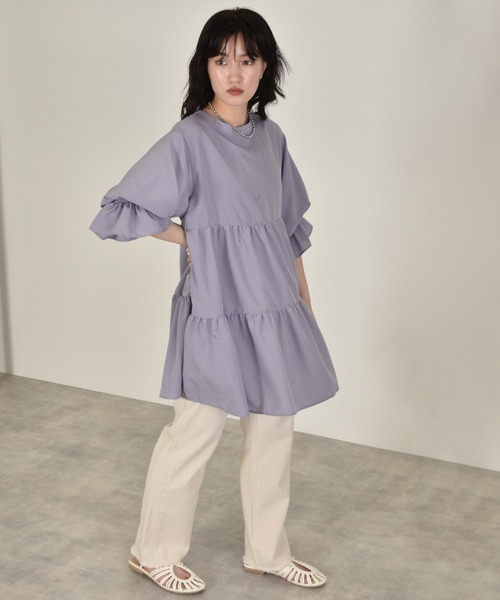 w closet（ダブルクローゼット）の「パフスリーブ2WAYティアード