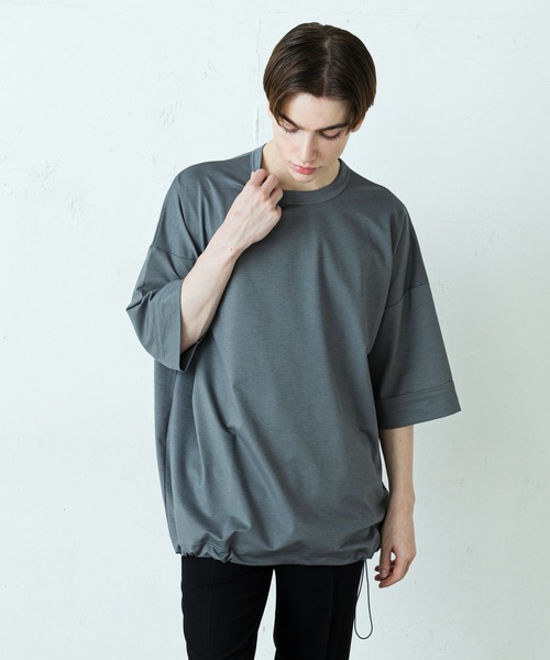 Lui's（ルイス）の「SHINE BIG ショートスリーブTシャツ（Tシャツ/カットソー・メンズ・ブラック/グレー/ライトグレー・FREE）」の3枚目の写真