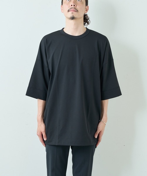 Lui's（ルイス）の「SHINE BIG ショートスリーブTシャツ（Tシャツ/カットソー・メンズ・ブラック/グレー/ライトグレー・FREE）」の6枚目の写真