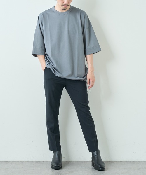 Lui's（ルイス）の「SHINE BIG ショートスリーブTシャツ（Tシャツ/カットソー・メンズ・ブラック/グレー/ライトグレー・FREE）」の20枚目の写真