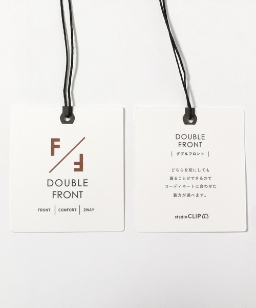 studio CLIP（スタディオクリップ）の「ダブルフロント切り替えブラウス（シャツ/ブラウス・レディース・ブルー/ベージュ/ブラック・LARGE/MEDIUM）」の13枚目の写真