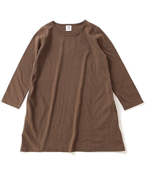 devirock（デビロック）の「Aライン無地長袖ワンピース（ワンピース・キッズ・スモークピンク/ラベンダー/ブラック/ブルーグレー/ネイビー/モカ/ライトカーキ/グレー系その他・150cm/160cm/120cm/100cm/110cm/140cm/90cm/130cm/80ｃｍ）」の12枚目の写真