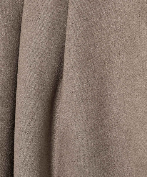 CASPER JOHN（キャスパージョン）の「Heavy Suede Tapered Wide Slacks/ヘビースウェードテーパードワイドスラックス（スラックス・メンズ・ブラック/グレイッシュベージュ・SMALL/MEDIUM/LARGE）」の18枚目の写真