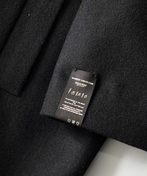 shareef「WOOL MELTON MIDDLE COAT」モカ 1 SHAREEF（シャリーフ）の「WOOL MELTON MIDDLE COAT（ピーコート