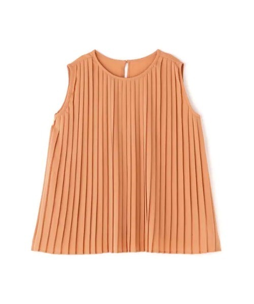 N.（N. Natural Beauty Basic）（エヌエヌナチュラルビューティーベーシック）の「◆プリーツジョーゼットブラウス（シャツ/ブラウス・レディース・オフホワイト/スミクロ/オレンジ・MEDIUM）」の19枚目の写真