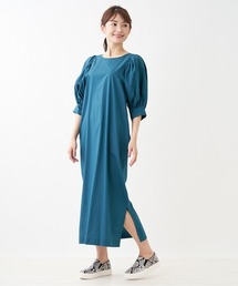 en recre | パワショルロングワンピ－ス(ワンピース)