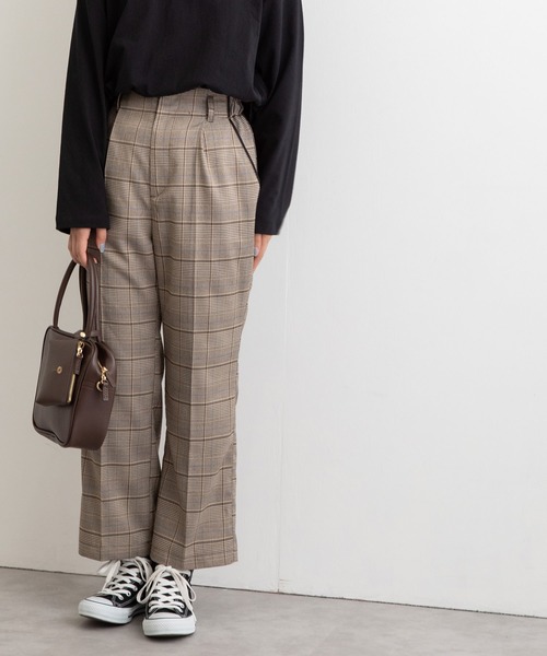 POU DOU DOU(プードゥドゥ)の「パイピングポケットセンタープレスパンツ(その他パンツ・レディース・ブラック/ブラウン/グレー・3)」の19枚目の写真