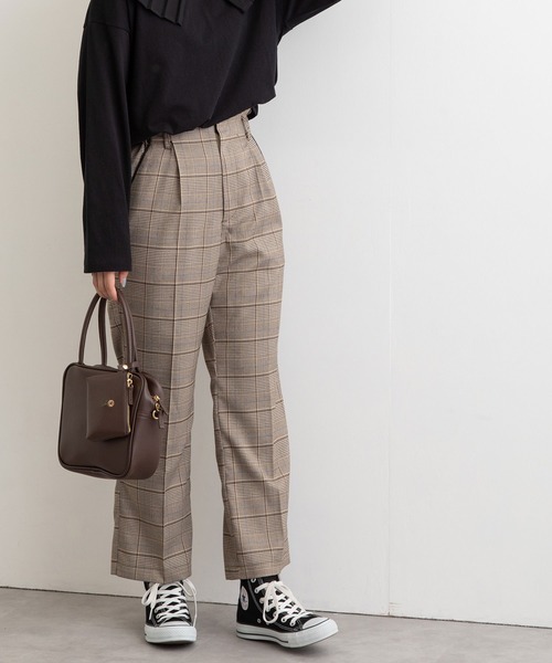 POU DOU DOU(プードゥドゥ)の「パイピングポケットセンタープレスパンツ(その他パンツ・レディース・ブラック/ブラウン/グレー・3)」の4枚目の写真