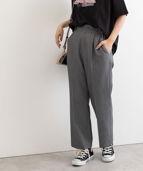 POU DOU DOU(プードゥドゥ)の「パイピングポケットセンタープレスパンツ(その他パンツ・レディース・ブラック/ブラウン/グレー・3)」の20枚目の写真