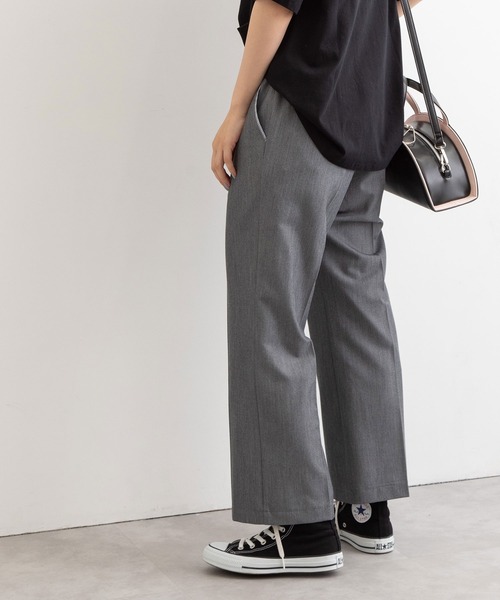 POU DOU DOU(プードゥドゥ)の「パイピングポケットセンタープレスパンツ(その他パンツ・レディース・ブラック/ブラウン/グレー・3)」の9枚目の写真