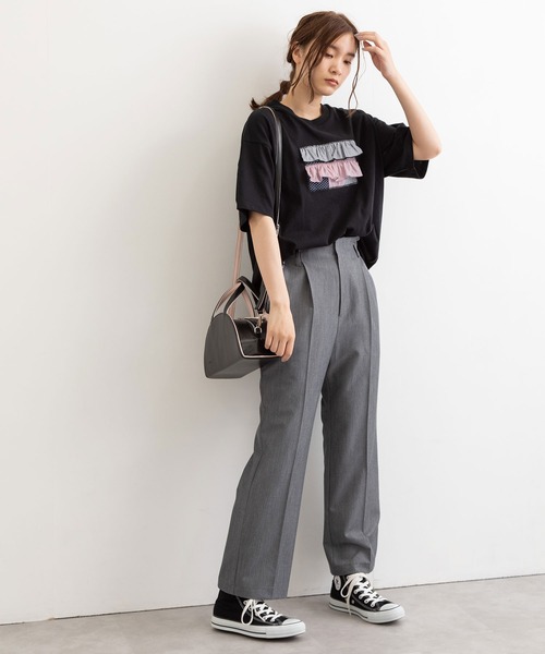 POU DOU DOU(プードゥドゥ)の「パイピングポケットセンタープレスパンツ(その他パンツ・レディース・ブラック/ブラウン/グレー・3)」の16枚目の写真