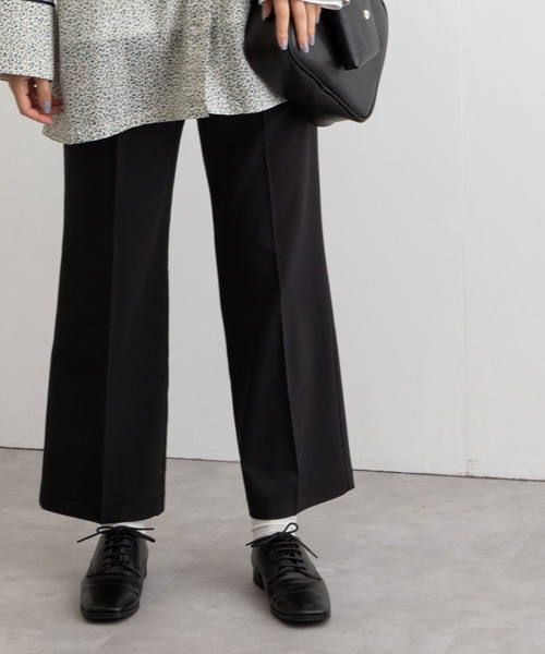 POU DOU DOU(プードゥドゥ)の「パイピングポケットセンタープレスパンツ(その他パンツ・レディース・ブラック/ブラウン/グレー・3)」の7枚目の写真