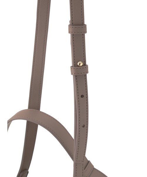 SNIDEL（スナイデル）の「スクエアラウンドミニバッグ（ショルダーバッグ・レディース・グリーン/モカ/ブラック・FREE）」の5枚目の写真