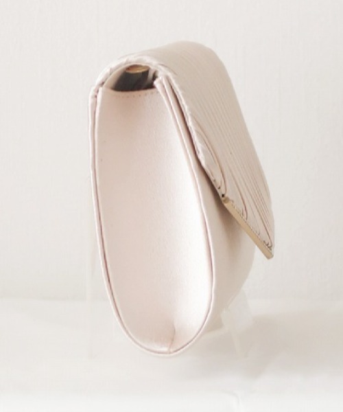 Cupid Heart（キューピッドハート）の「【Cupid Heart】結婚式bag デザインフラップパーティーバッグ（クラッチバッグ・レディース・ブラック/ベージュ/シルバー・MEDIUM）」の9枚目の写真